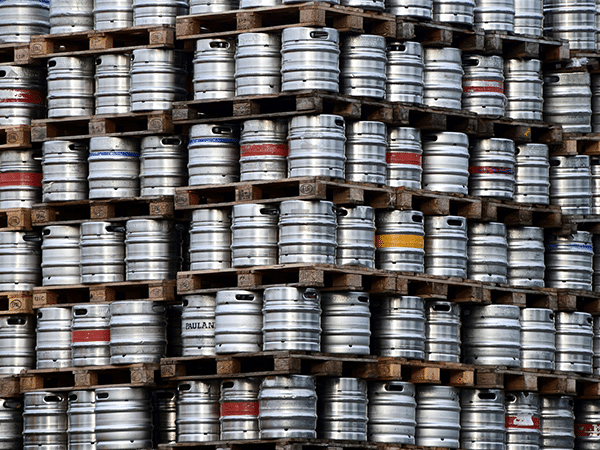 consigne de fûts de bière