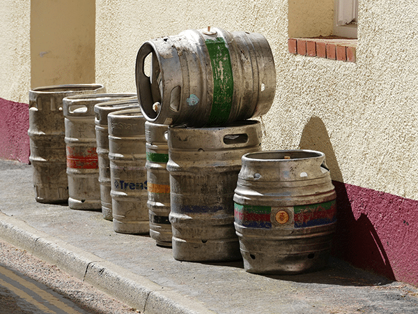 que faire des fûts de bière vides