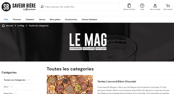 le blog de bière de saveur bière