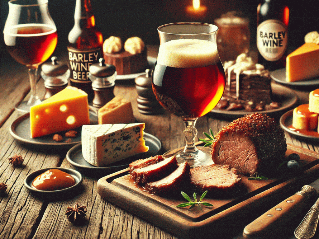 accompagnement barley wine bière